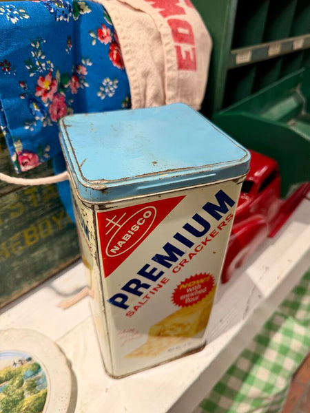 JFV ~ Vintage cracker tin