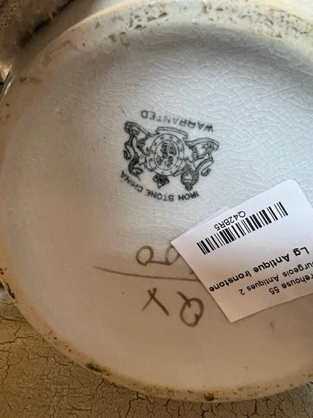 Lg Antique Ironstone Pitcher