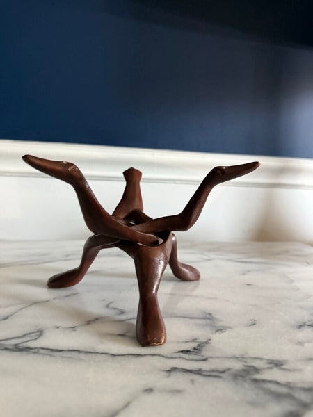 Wooden Snake / Cobra Stand 4.5" tall W2219