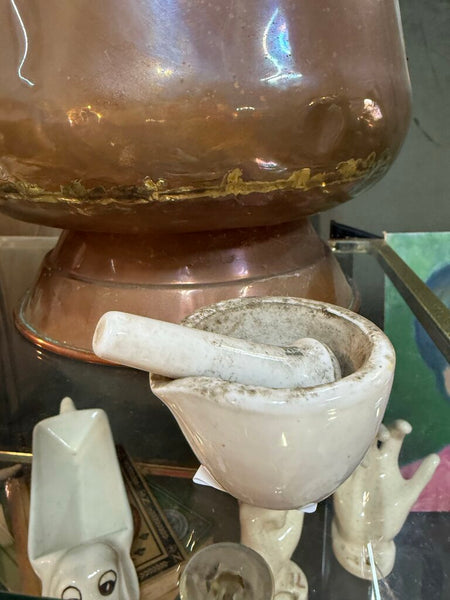 Small Ceramic Mortar and Pestle W1874