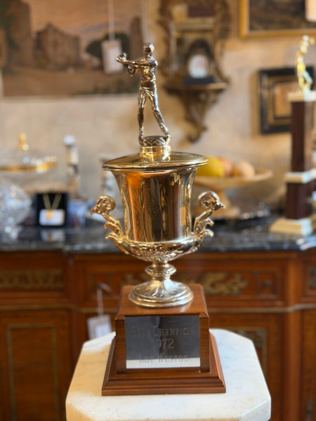 1517 1972 Wooden Golf Trophy