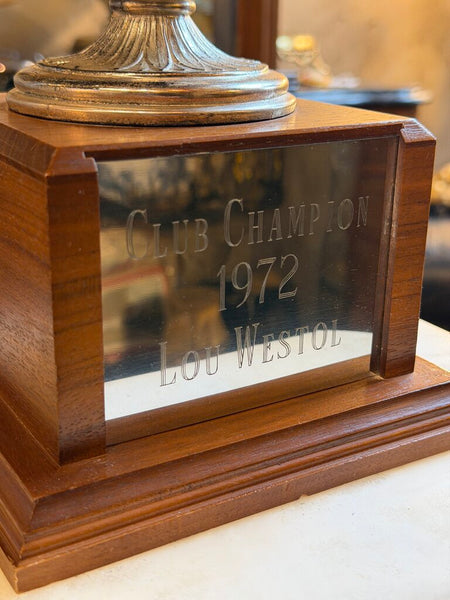 1517 1972 Wooden Golf Trophy