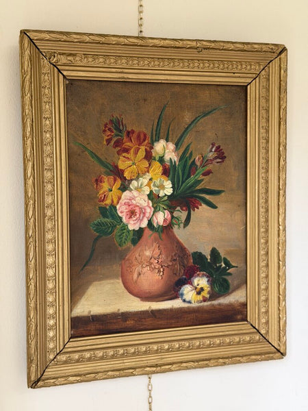 2338 French 19th C. Floral Still Life