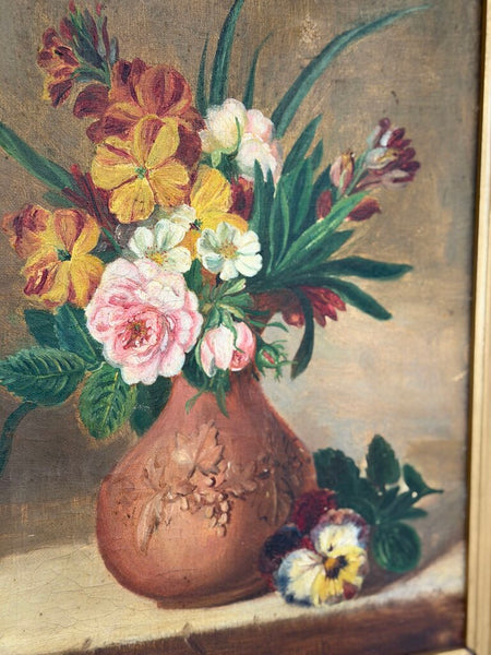 2338 French 19th C. Floral Still Life