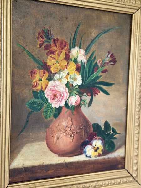 2338 French 19th C. Floral Still Life