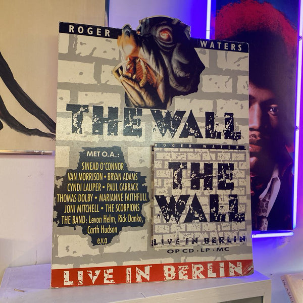 The Wall Berlin Roger Waters counter card as found