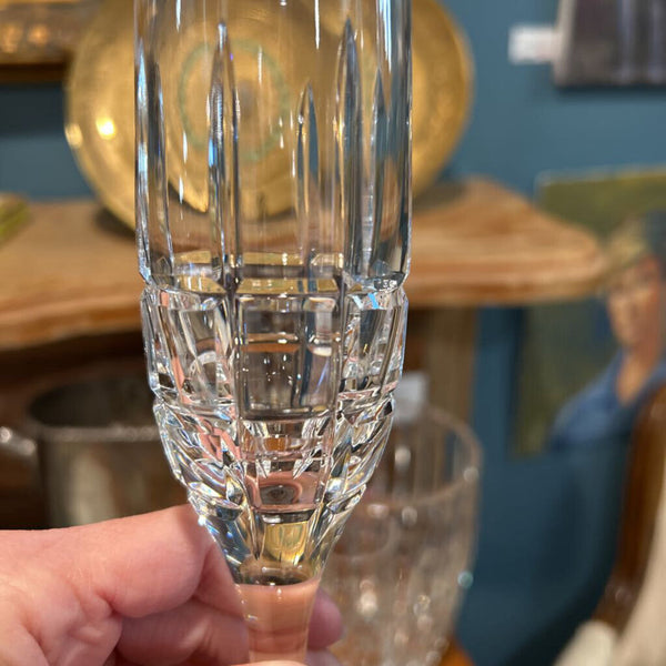CESKA CRYSTAL "SOLITAIRE" CHAMPAGNE/ ICE BUCKET