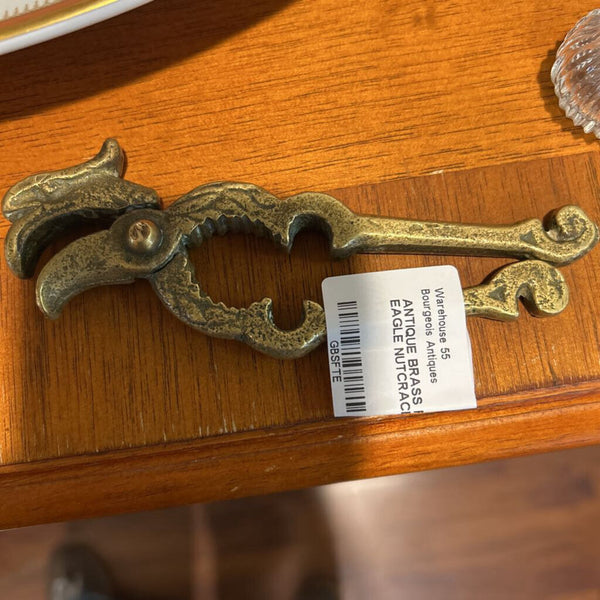 ANTIQUE BRASS FEDERAL EAGLE NUTCRACKER