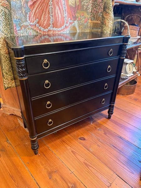 Black Chest of Drawers 37L 16D 35H IN STORE PICKUP ONLY