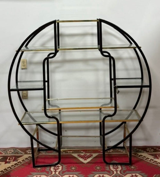 Hollywood Regency Etagere Shelf W2252 Pick Up Only