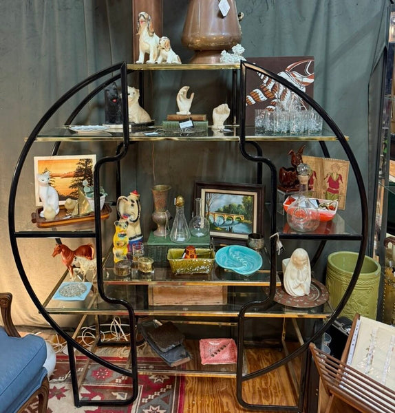 Hollywood Regency Etagere Shelf W2252 Pick Up Only