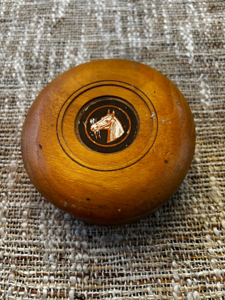 Vintage Wrisley's Shaving Soap in Wooden Bowl w Lid