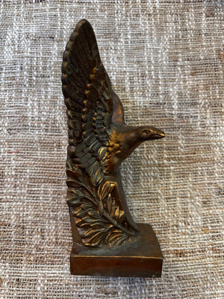 Vintage Brass Eagle Bookend