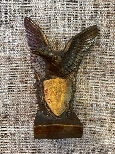 Vintage Brass Eagle Bookend