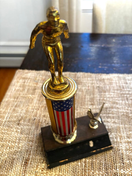 Vintage Swimming Trophy