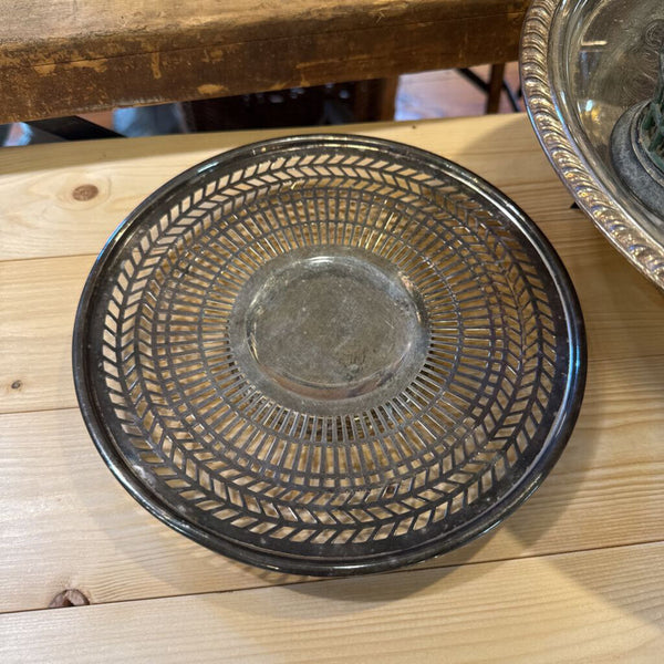 Silverplate Pedestal Plate