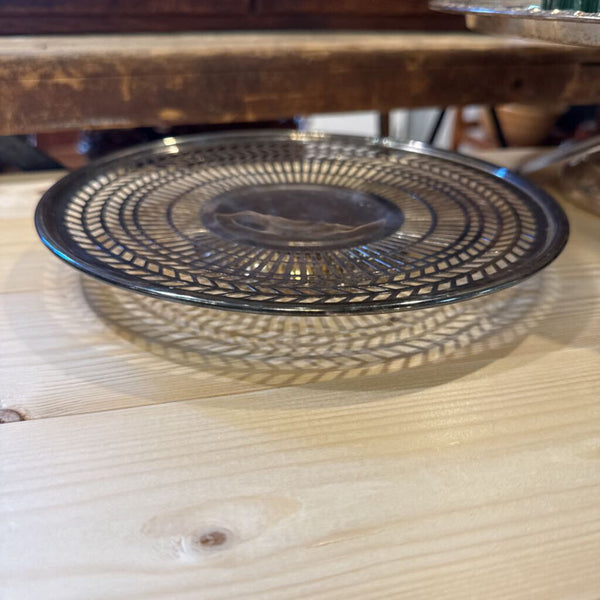 Silverplate Pedestal Plate