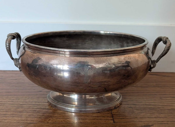 Italian (Milano) WWII Silver Plated Military Officer Mess Tureen 13x6 Source: Italy