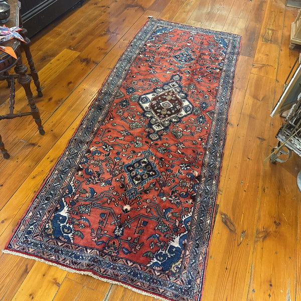 VINTAGE TURKISH RUNNER 3.8X9.2