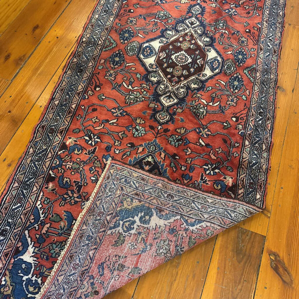 VINTAGE TURKISH RUNNER 3.8X9.2