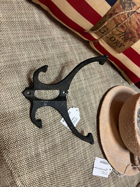 Antique Metal Double Closet Hook