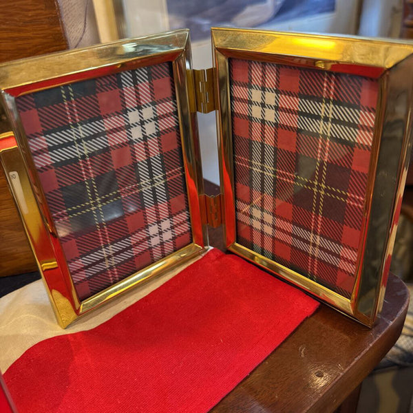 Brass double frame