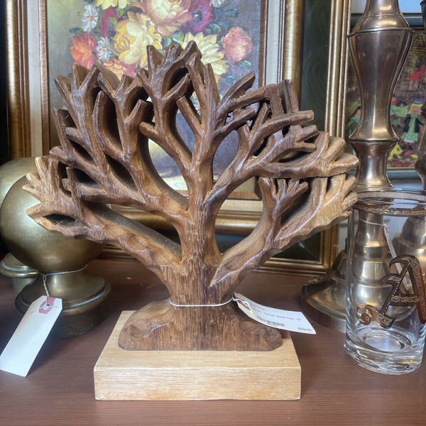 Moxie - Carved Wood Tree - 10"