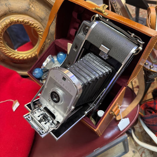 Vintage Polaroid Land Camera 150 with case and accessories