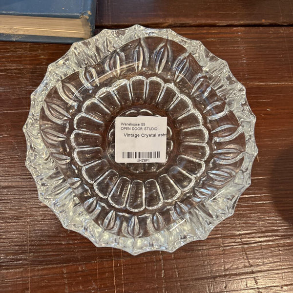 Vintage Crystal ashtray