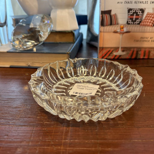 Vintage Crystal ashtray