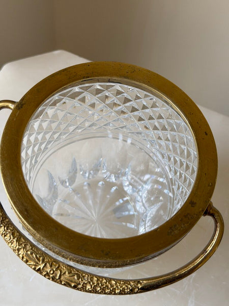 1476 French Crystal Ice Bucket (Perfect as a vase)