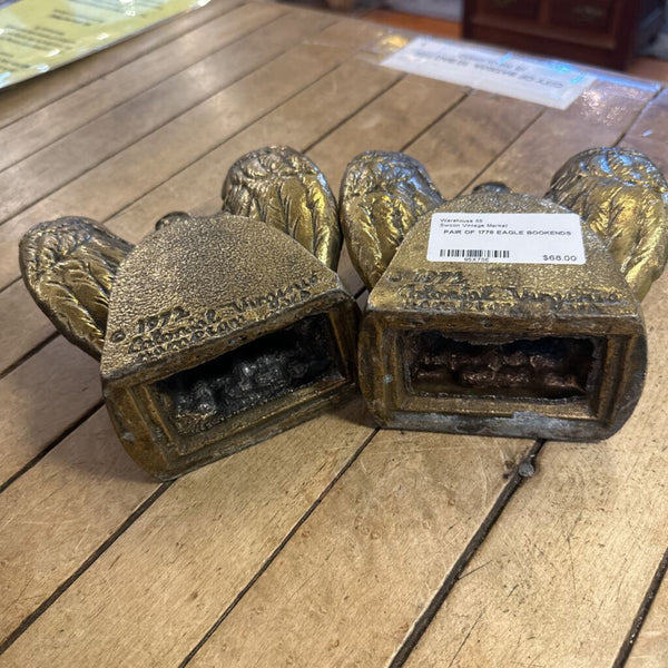 PAIR OF 1776 EAGLE BOOKENDS
