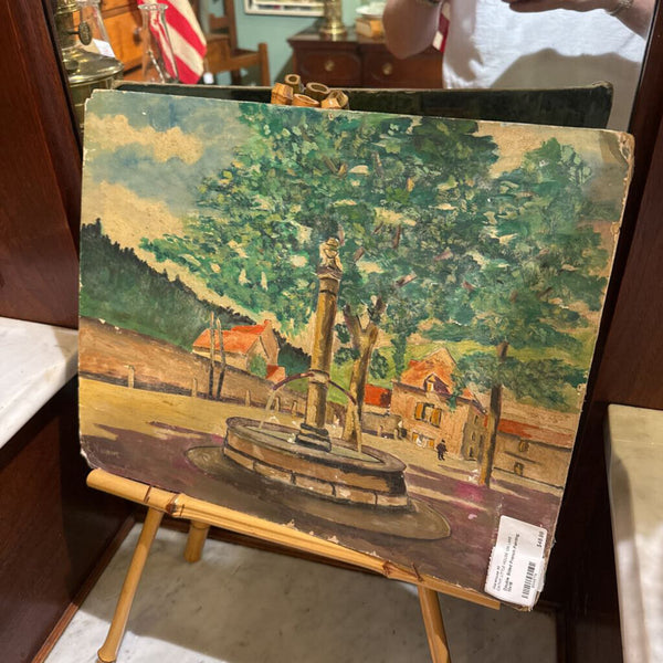 Double Sided French Painting. 13x16