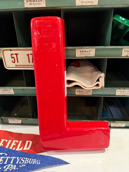 JFV ~ vintage L marquee letter