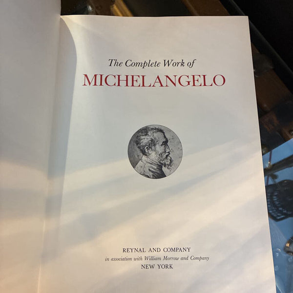 Vintage 1967 MIchelangelo Coffee Table Book