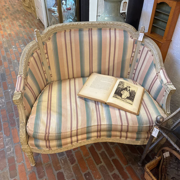 Settee antique Louis VIi style love seat.