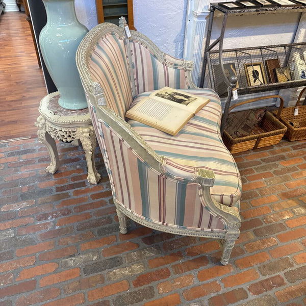 Settee antique Louis VIi style love seat.