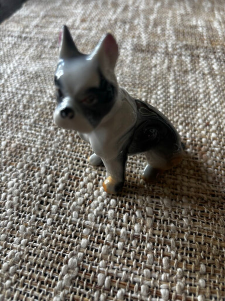 Vintage Boston Terrier Figurine