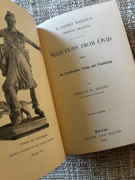 Selections from Ovid Antique Book 1893