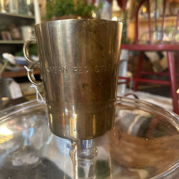 Brass Ale Mug 4-1/2" H x 3-1/2" D