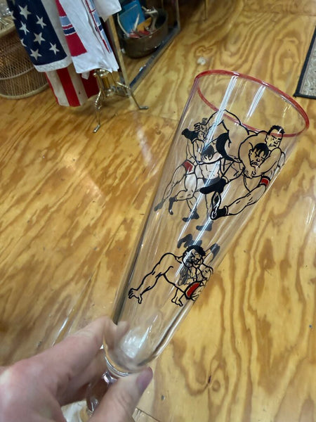 Set of 6 Wrestler Pilsner Glasses W2290