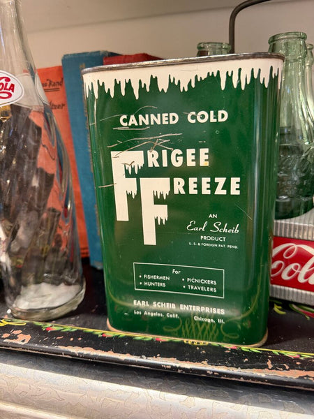 JFV ~ Vintage Frigee Freeze canned cold