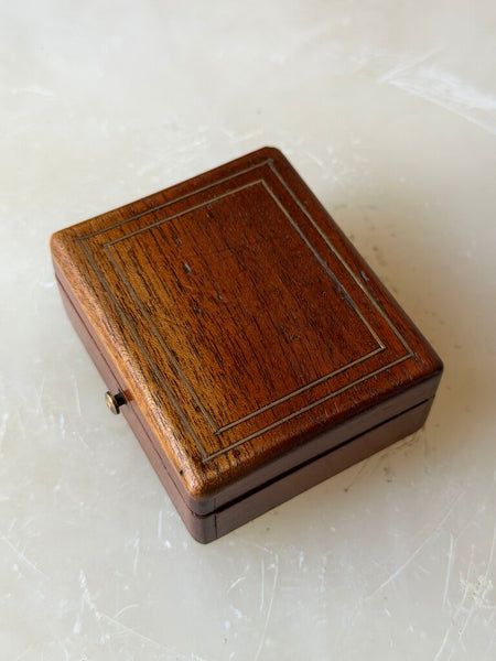 2025 Mini Wood & Brass Inlay Box