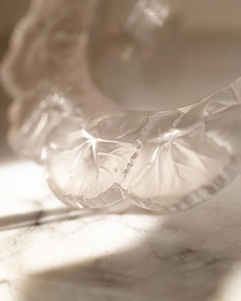 1331 Lalique France Frosted Crystal Bowl