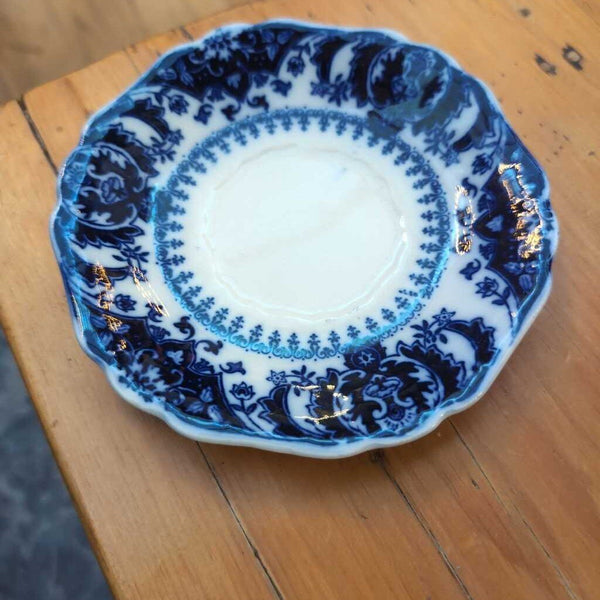 Antique English Flow Blue Plate
