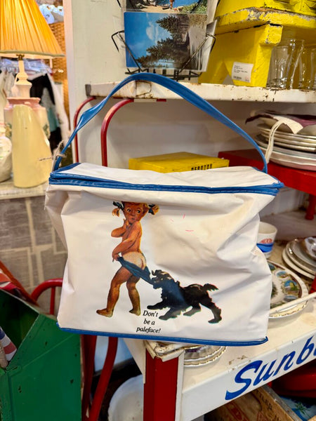 JFV ~ Vintage Coppertone insulated drink tote