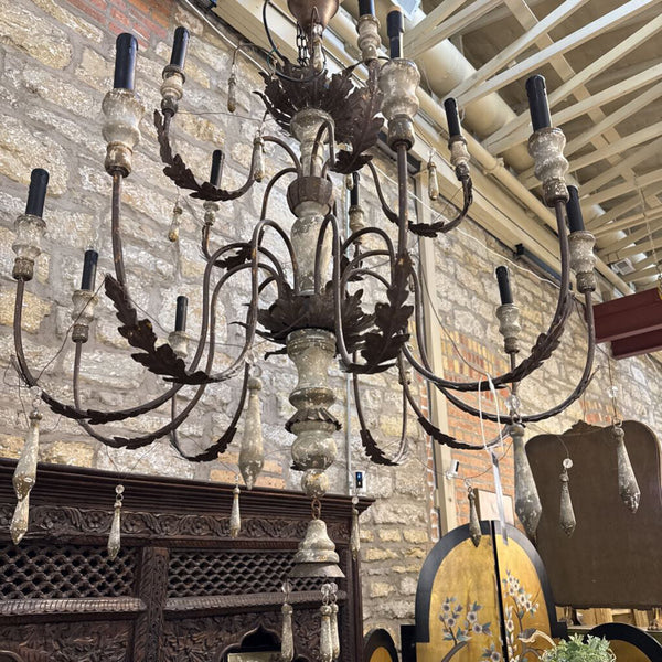 CHANDELIER 41" H 38"W IN STORE PICK UP ONLY