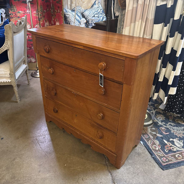 PINE FOUR DRAWER CHEST 40W 17D 39T IN STORE PICK UP ONLY