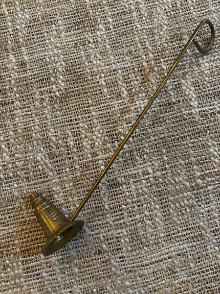 Vintage Brass Light house Candlesnuffer