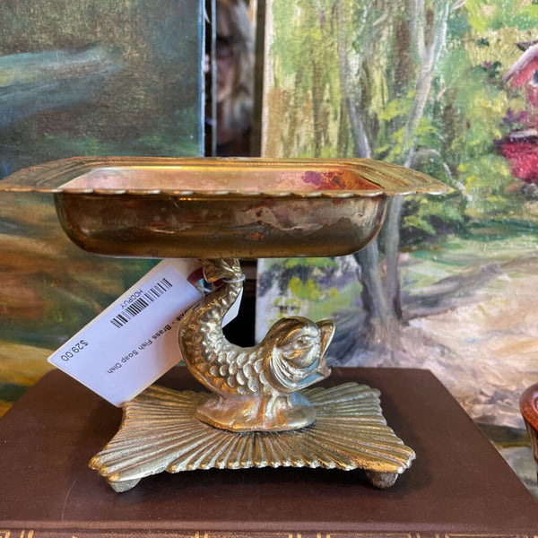 Moxie - Brass Fish Soap Dish